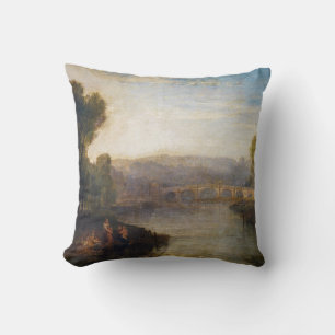 William Turner - Gezicht op Richmond Hill en brug Kussen