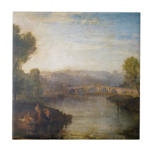 William Turner - Gezicht op Richmond Hill en brug Tegeltje
