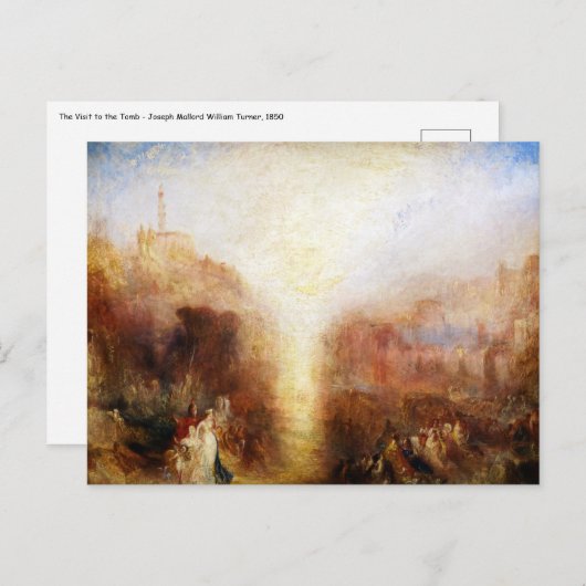 William Turner - Het bezoek aan de Tomb Briefkaart (Voorkant / Achterkant)
