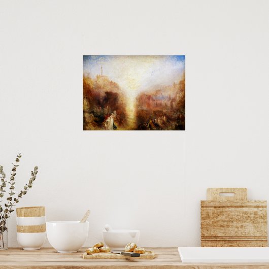 William Turner - Het bezoek aan de Tomb Poster (Keuken)