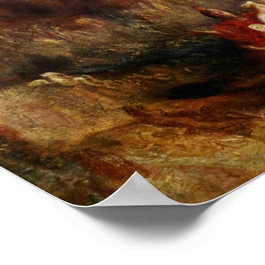 William Turner - Het bezoek aan de Tomb Poster (Hoek)