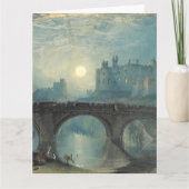 William Turner Kasteel Alnwick  Kaart (Voorkant)