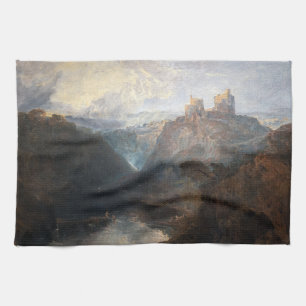 William Turner - Kasteel Kilgarren, Pembrokeshire Theedoek