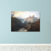 William Turner - Kilgarren Castle, Pembrokeshire Canvas Afdruk (Insitu (Houten vloer))