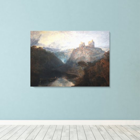 William Turner - Kilgarren Castle, Pembrokeshire Canvas Afdruk (Insitu (Houten vloer))