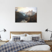 William Turner - Kilgarren Castle, Pembrokeshire Canvas Afdruk (Insitu (Slaapkamer))