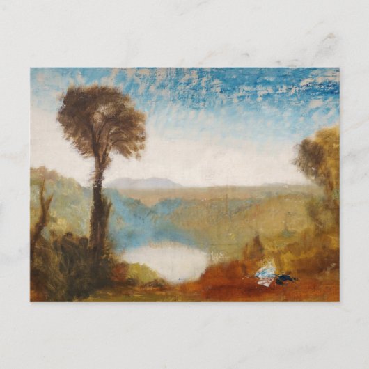 William Turner - Lake Nemi Briefkaart (Voorkant)