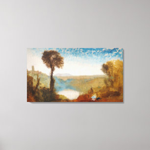 William Turner - Lake Nemi Canvas Afdruk