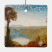 William Turner - Lake Nemi Keramisch Ornament (Achterkant)