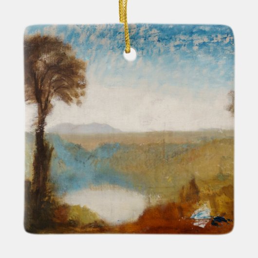 William Turner - Lake Nemi Keramisch Ornament (Voorkant)