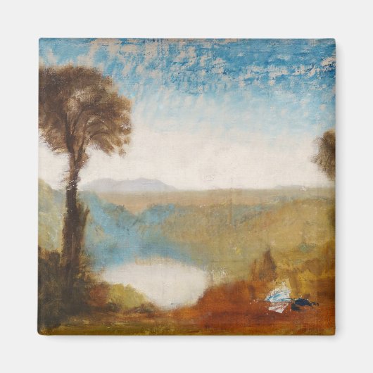 William Turner - Lake Nemi Magneet (Voorkant)