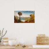 William Turner - Lake Nemi Poster (Keuken)