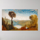 William Turner - Lake Nemi Poster (Voorkant)