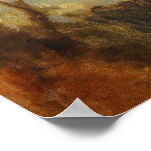 William Turner - Lake Nemi Poster (Hoek)