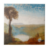 William Turner - Lake Nemi Tegeltje (Voorkant)