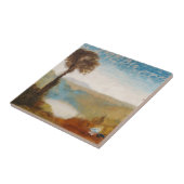 William Turner - Lake Nemi Tegeltje (Zijkant)