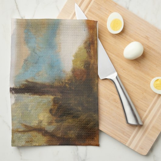 William Turner - Lake Nemi Theedoek (Quarter Fold)