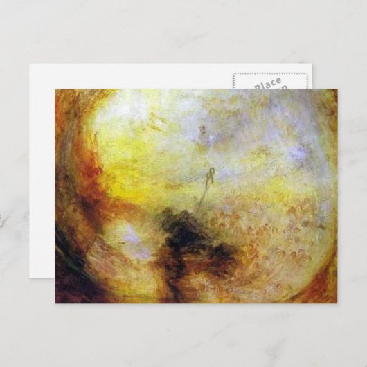 william turner , licht en kleur ( goethe ' s theor briefkaart (Voorkant / Achterkant)