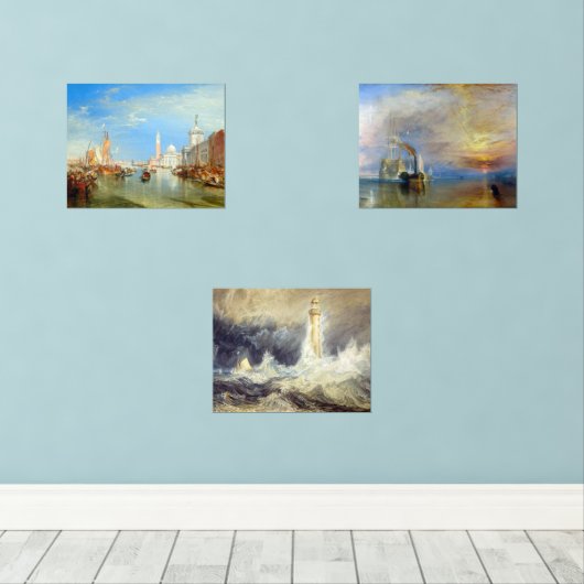 William Turner - Masterstuks Selection Muurkunst Sets (Houten vloer)