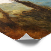 William Turner - Meer van Nemi Poster (Hoek)