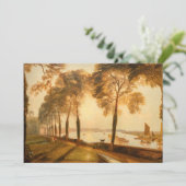 William Turner - Mortlake Terrace Bedankkaart (Staand voorkant)