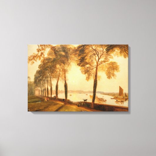 William Turner - Mortlake Terrace Canvas Afdruk (Voorkant)