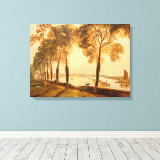 William Turner - Mortlake Terrace Canvas Afdruk (Insitu (Houten vloer))