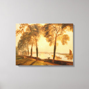 William Turner - Mortlake Terrace Canvas Afdruk