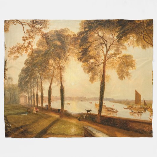 William Turner - Mortlake Terrace Fleece Deken (Voorkant (Horizontaal))