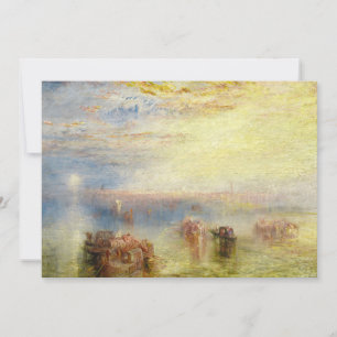 William Turner - Nadering van Venetië Bedankkaart