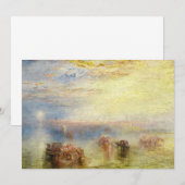 William Turner - Nadering van Venetië Bedankkaart (Voorkant / Achterkant)