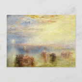 William Turner - Nadering van Venetië Briefkaart (Voorkant)