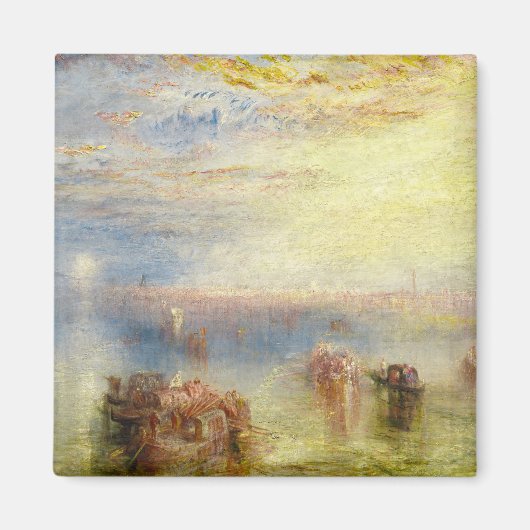 William Turner - Nadering van Venetië Magneet (Voorkant)