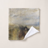 William Turner - Regen, stoom en snelheid Bad Handdoek (Wasdoekje)