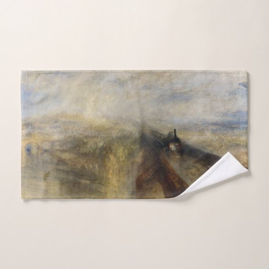 William Turner - Regen, stoom en snelheid Bad Handdoek (Handdoek)