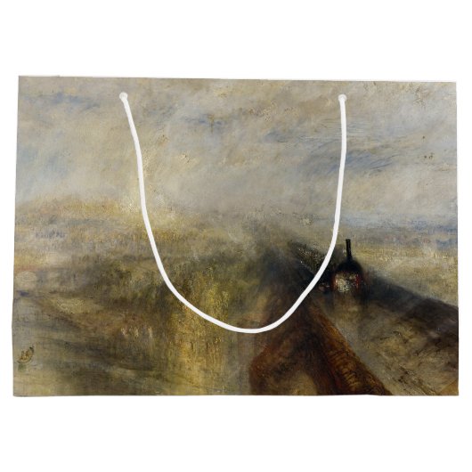 William Turner - Regen, stoom en snelheid Groot Cadeauzakje (Achterkant)