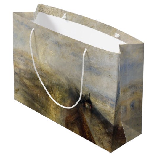 William Turner - Regen, stoom en snelheid Groot Cadeauzakje (Achterkant Gekanteld)
