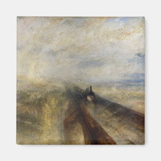 William Turner - Regen, stoom en snelheid Magneet (Voorkant)
