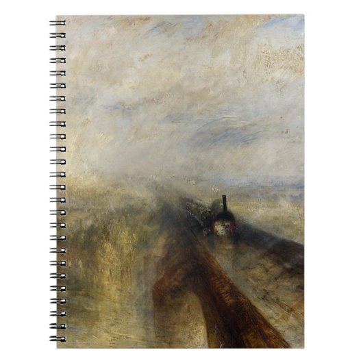 William Turner - Regen, stoom en snelheid Notitieboek (Voorkant)
