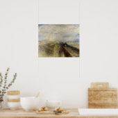 William Turner - Regen, Stoom en Snelheid Poster (Keuken)