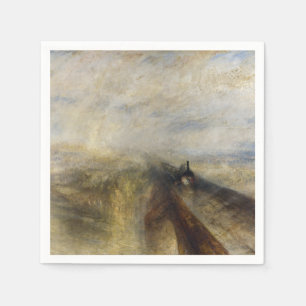 William Turner - Regen, stoom en snelheid Servet