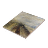 William Turner - Regen, stoom en snelheid Tegeltje (Zijkant)