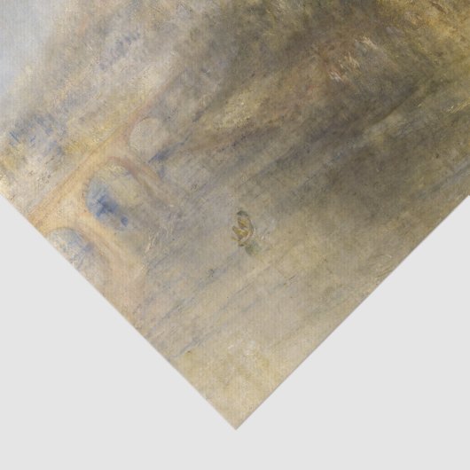 William Turner - Regen, stoom en snelheid Tissuepapier (Detail)