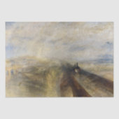William Turner - Regen, stoom en snelheid Tissuepapier (Voorkant)