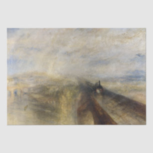 William Turner - Regen, stoom en snelheid Tissuepapier