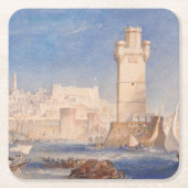 William Turner Rhodes Kartonnen Onderzetters (Voorkant)