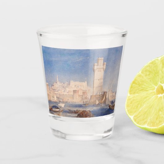 William Turner Rhodes Shot Glas (Voorkant)