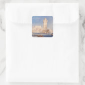 William Turner Rhodes Vierkante Sticker (Tas)