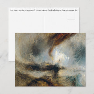 William Turner - Sneeuw Storm Briefkaart
