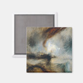 William Turner - Sneeuw Storm Magneet (Voorkant / Achterkant)